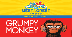 Grumpy Monkey at Sesame Place Philadelphia