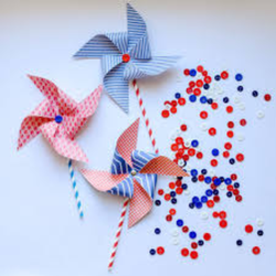 Patriotic Pinwheel Craft