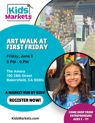 Kids Markets at Art Walk at First Friday