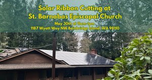 Solar Ribbon Cutting at St. Barnabas