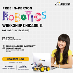 Free In-person Robotics Class in Chicago, IL for Kids Ages (7-14 Years)