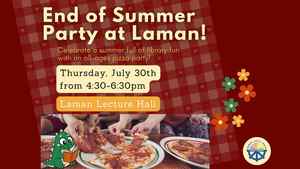 End Of Summer Party At Laman: Pizza And Prizes