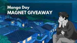 Manga Day Magnet Giveaway at Oak Creek Public Library