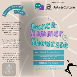 End of Summer Dance Camp Showcase