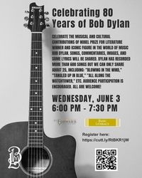 Celebrating 80 Years of Bob Dylan