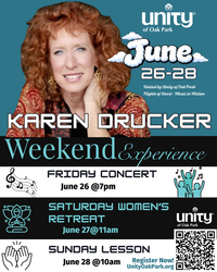 Friday Night Music Concert - Karen Drucker