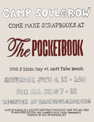 Camp SoulGrow Scrapbooking at The Pocketbook