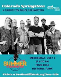Colorado Springsteen – A Tribute to Bruce Springsteen at Four Mile Historic Park