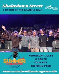 Shakedown Street – A Tribute to The Grateful Dead at Four Mile Historic Park