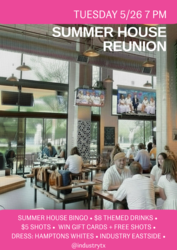 Summer House Reunion Watch Party at Industry Eastside
