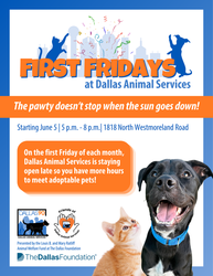 Dallas Animal Services hosts First Fridays