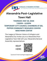 Alexandria Post-Legislative Town Hall