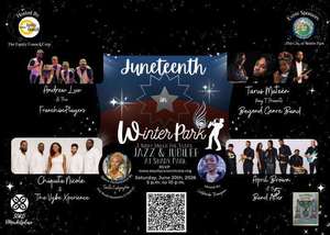 Juneteenth in Winter Park: Jazz & Jubilee A Night Under the Stars