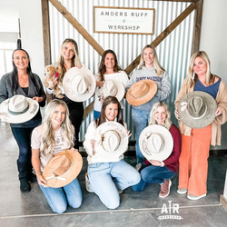 HAT BRANDING WORKSHOP AT BLUE OX!  ART WALK EDITION!
