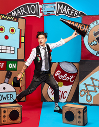 Mario the Maker Magician: an all-ages robot magic theater show