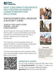 Cincinnati Climate Migration & Housing Event
