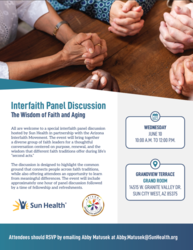 Sun Health Communities and Arizona InterFaith Movement Presents Second Acts of Faith