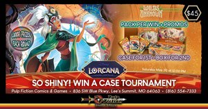 Lorcana SO SHINY! Infinity Constructed Win A Case!