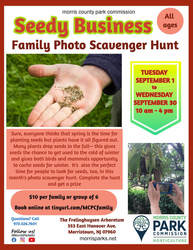 Family Photo Scavenger Hunt: Seedy Business