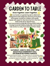 Garden to Table
