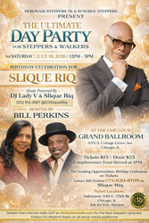 #ChicagoSteppin Birthday Event for DJ Slique Riq with Bill Perkins & DJ Lady V