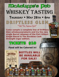 Driftless Glen Whiskey Tasting