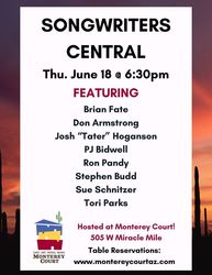 Songwriters Central - Tucson & Touring Artists!