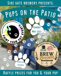 Side Gate Brewery’s First-Ever Pups on the Patio Party