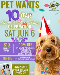 Pet Wants 10 Year Anniversary & Pride Celebration