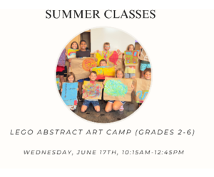 LEGO Abstract Art Camp (Grades 2-6)