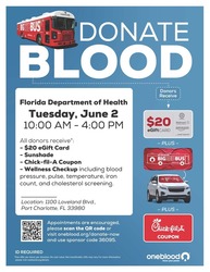 Donate Blood with OneBlood at DOH-Charlotte