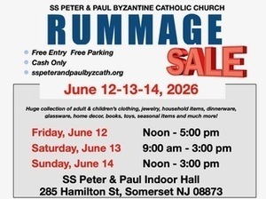SS Peter & Paul Indoor Rummage Sale