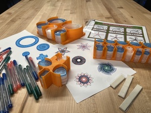 Geometry in Motion: Spirograph Doodling for Kids