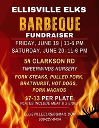Sizzlin' Summer BBQ Fundraiser - June 19 & 20!! by the Ellisville Elks