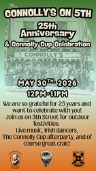 Connolly's On Fifth 25th Anniversary