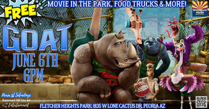 FREE Movie in the Park, Water Wars, Food Trucks & More @ Peoria 1st Saturdays - June 6th