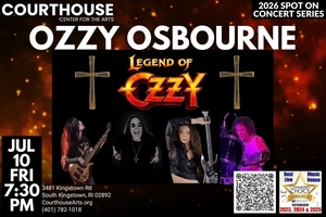 OZZY OSBOURNE - Legend of Ozzy 7/10/2026 FRI 7:30PM