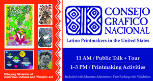 Opening Day for new exhibition celebrating works by Latino printmakers
