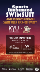Sports Illustrated Swimsuit and W South Beach (Swim Week Kick-off Party w/KYU and Drinking Pig BBQ)