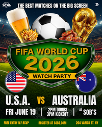 FIFA World Cup 2026: USA vs Australia