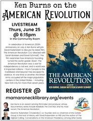 LIVESTREAM: Ken Burns on the American Revolution