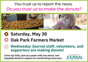 Wednesday Journal makes Donuts!