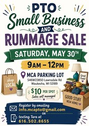 Mill Creek Academy Small Business and Rummage Sale
