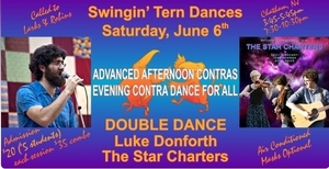Swingin' Tern Contra Dances:  DOUBLE DANCE with Luke Donforth and The Star Charters