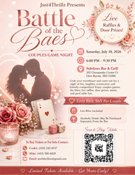 Just4Thrillz Presents Couple Game Night — Battle of the Baes.