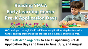 Reading YMCA Early Learning Center Pre-K Application Days