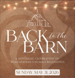 Back to the Barn: A Weathervane Fundraiser