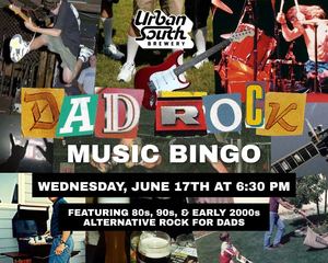 Urban South hosts Dad Rock Bingo on Wednesday, June 17