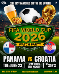FIFA World Cup 2026: Panama vs Croatia