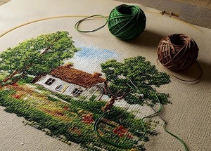 America 250 Crafting Through the Ages - Cross Stitching